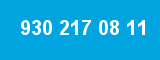 930 217 08 11 930 217 08 11